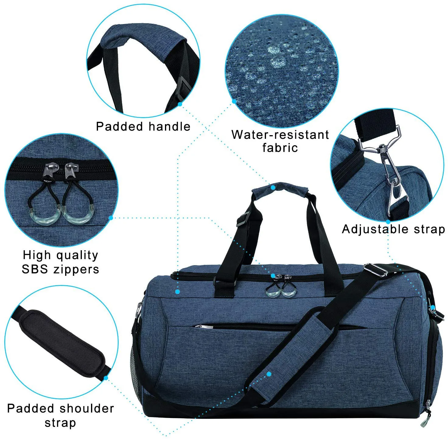 Weekend Duffel Bag Travel Large Capacity Duffel Sport Equipment Gym