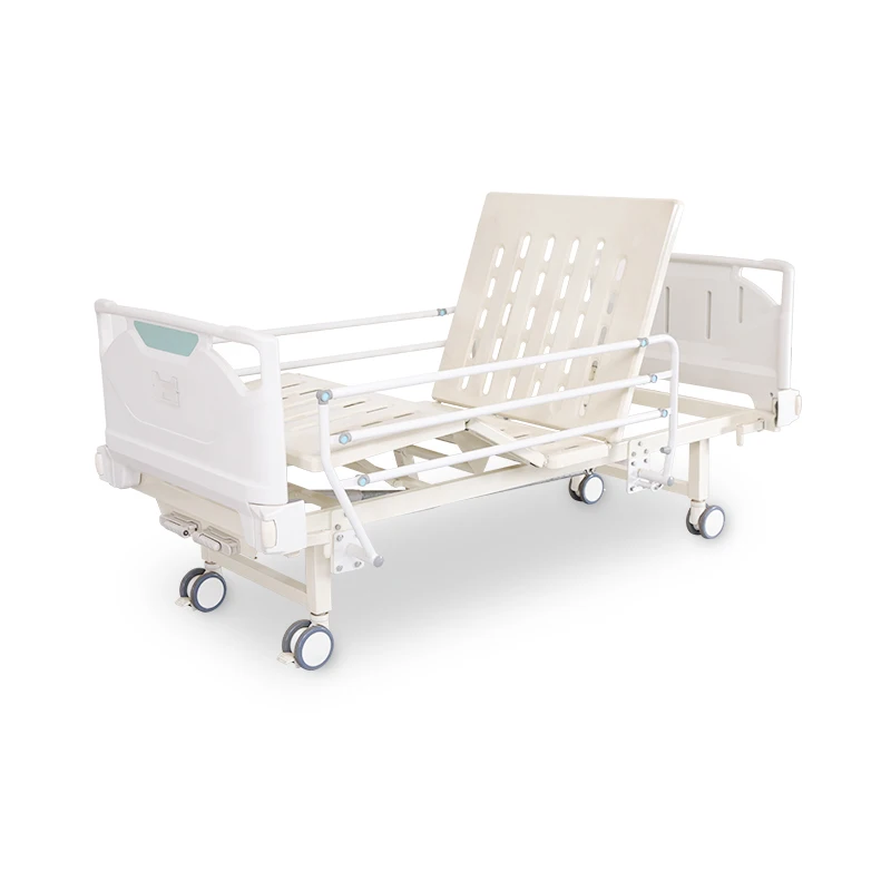 Direct Factory Manual Two-Function ICU Hospital Bed with Japanese Style Guardrail Premium Quality Product