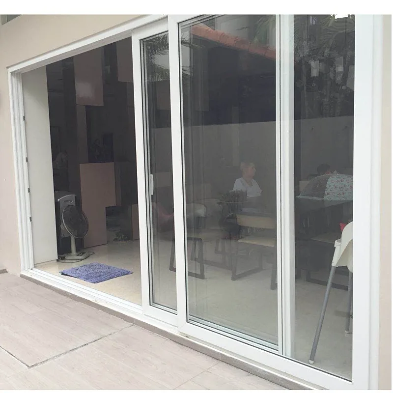 UPVC Sliding Door with Cheap Prices Pvc Patio Sliding Door with Grills