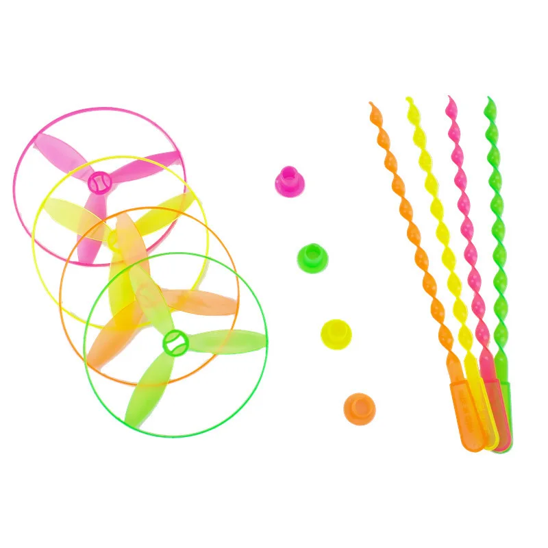 
 Лидер продаж, креативная ручная движущаяся летающая тарелка, Бамбуковая стрекоза, детские игрушки  