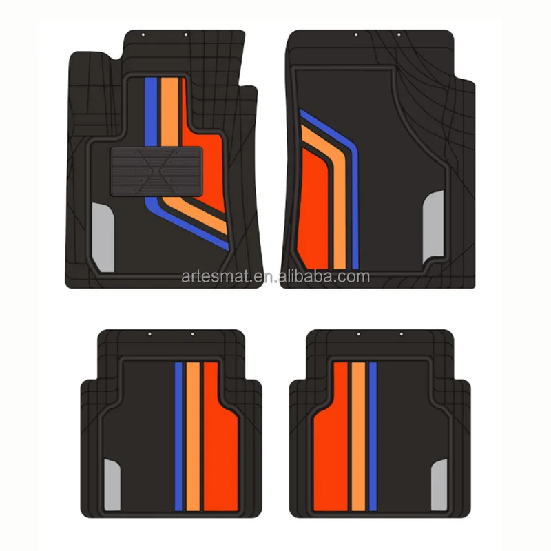 Factory Custom All Weather Protector Universal Car Mats 3D Extended Edge Car Rubber Waterproof Custom Car Floor Mats