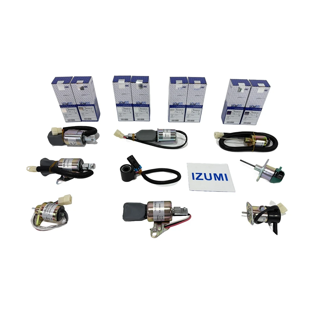 IZUMI 1104-44TA, 1104A, 1104A-44, 1104A-44TG2, Stop Solenoid Valve for Perkins