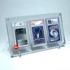3 graded card with stand