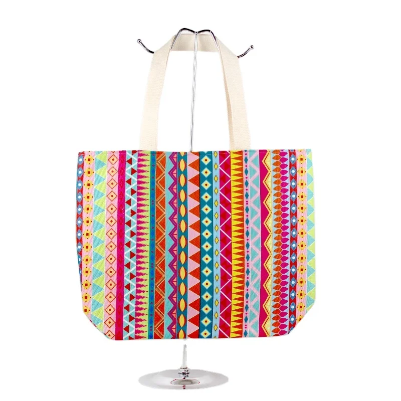 Durable Cotton Tote Bags with Customizable Logo Size