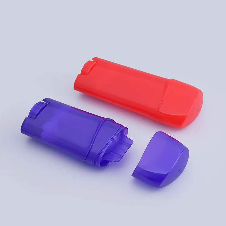 TB37 New Custom Luxury White PP Fragrance Deodorant Bottle 40g 65g Antiperspirant Women Men Plastic Solid Deodorant Stick Bottle