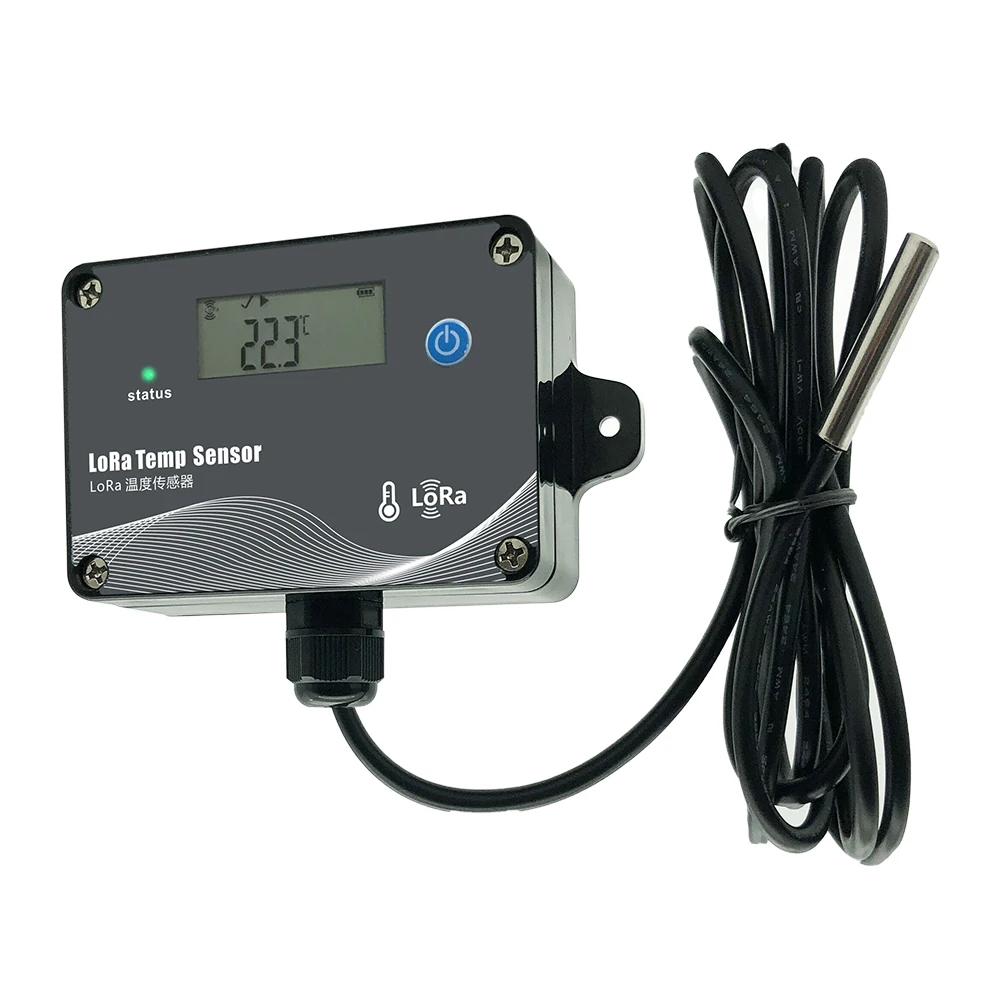 Warehouse Refrigerator Wireless Real Time Iot Temperature Sensor Lora