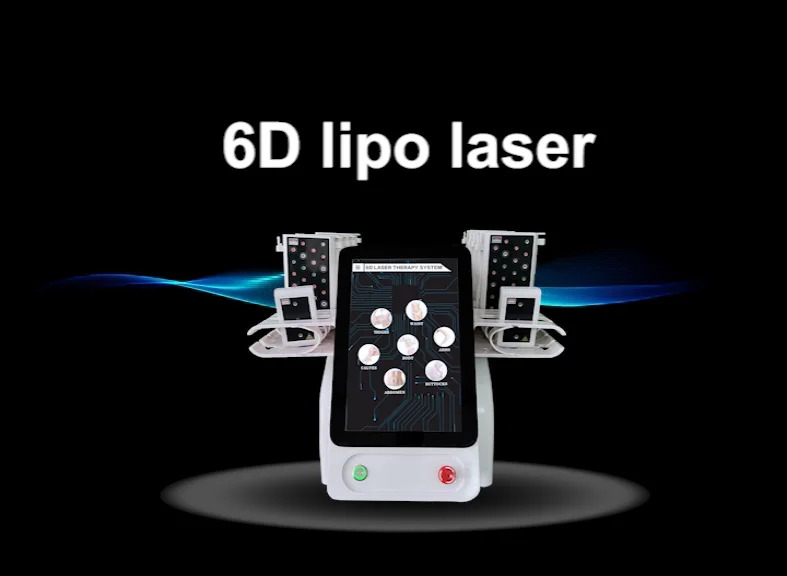 2024 Fat Dissolve Tighten Skin Lipo Laser 14 Pads 6d Lipolaser Slimming