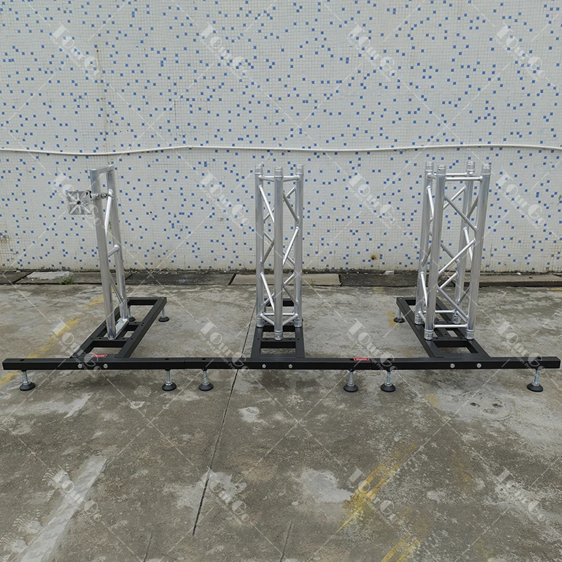 LED Truss System Display Hanging LED Wall Ground Support Stand Compatible with F32,F33,F34 Spigot Truss or 12 Inch Bolt Truss