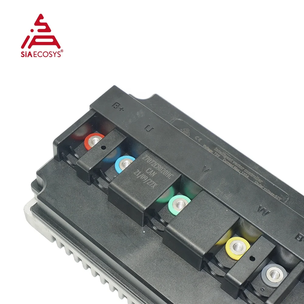 VOTOL 72V 150A CAN Bus Controller with Regen 100KPH Speed for 3000W Mid Drive Motor Model EM150SP QS Motor
