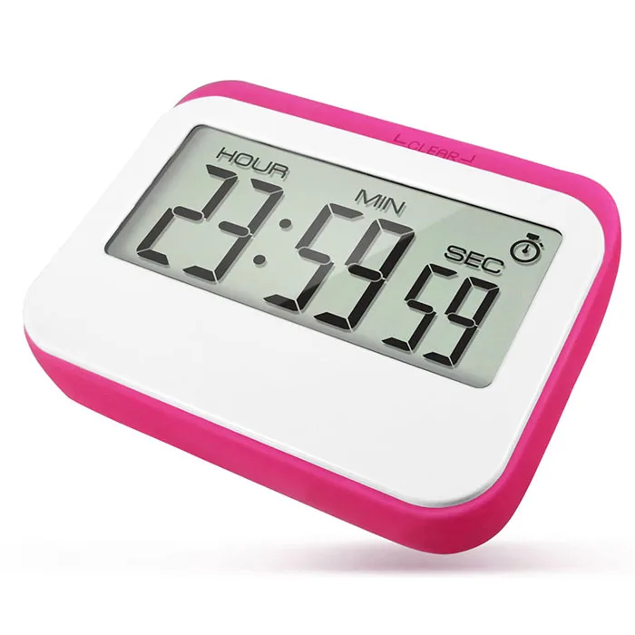 Timer e cronometro digitale 4 pezzi, timer da cucina multifunzionale, funzione di memoria, magnete e supporto | Leroy Merlin