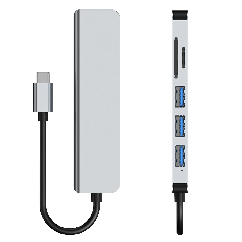 Gigastone Multiport Adapter 7-in-1 USB C Docking Station with 4K HDM