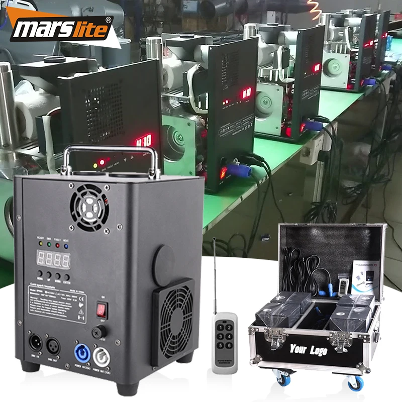 Cold Spark Machine 600W With Case Cold Fireworks Sparkler Machine Pyro Sparkular Cold Spark Machine for Wedding Party Dj