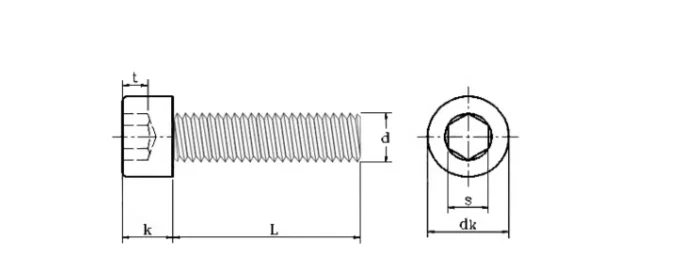 product high rated copper hexagon socket screws fasteners din912 m3 m5 m6 m8 m10 brass hex socket cap head screws custom-59