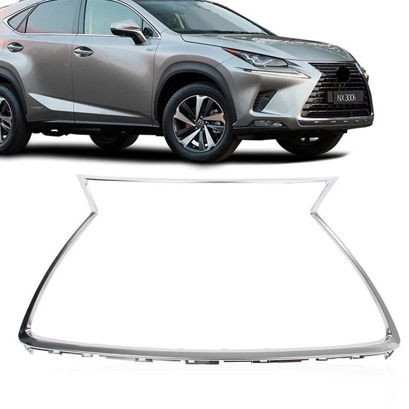 Car Front Grills Chrome Strip Auto Grilles Frame Strip For Lexus NX200 2017 2018 2019 2020