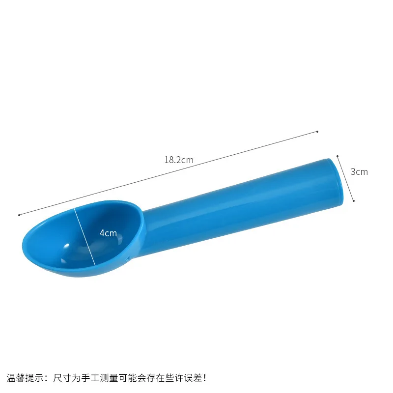 4 Cucchiai Per Gelato In Plastica Colorata - Paletta Antiaderente Per Yogurt, Sorbetto E Dessert Surgelati (Verde, Arancione, Blu, Rosa)