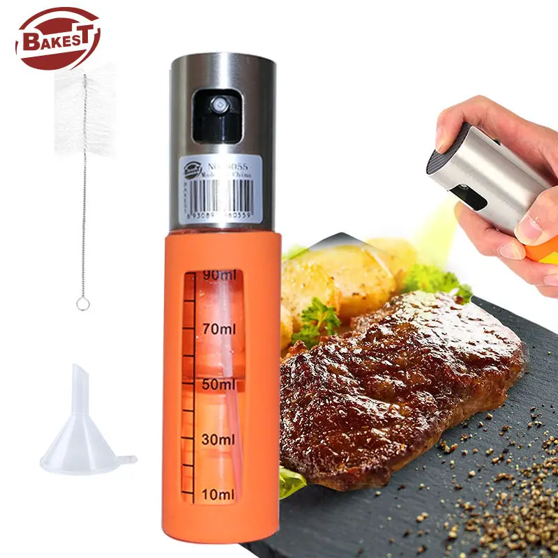 Olive Oil Spray Bottle With Manual Sprayer Barbecue Salad Injection Bottle Fuel Spray Bottle