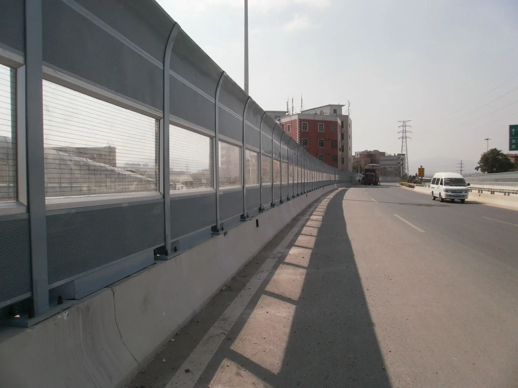 product modern design acrylic and pvc noise barrier metal sheet transparent wall acoustic sound barrier for outdoor and highway use-11