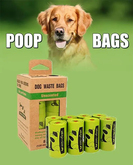 60 Degradable Scented Extra Strong Dog Poop Bag Eco-friendly Doggie ...