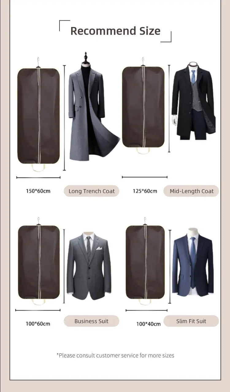 Large Size Nylon Travel Garment Bag Garment Bags Wholesale Cloth