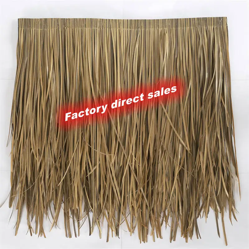 Artificial Plastic Synthetic Thatch Artificial Palm Leaves Synthetic Thatch Roof