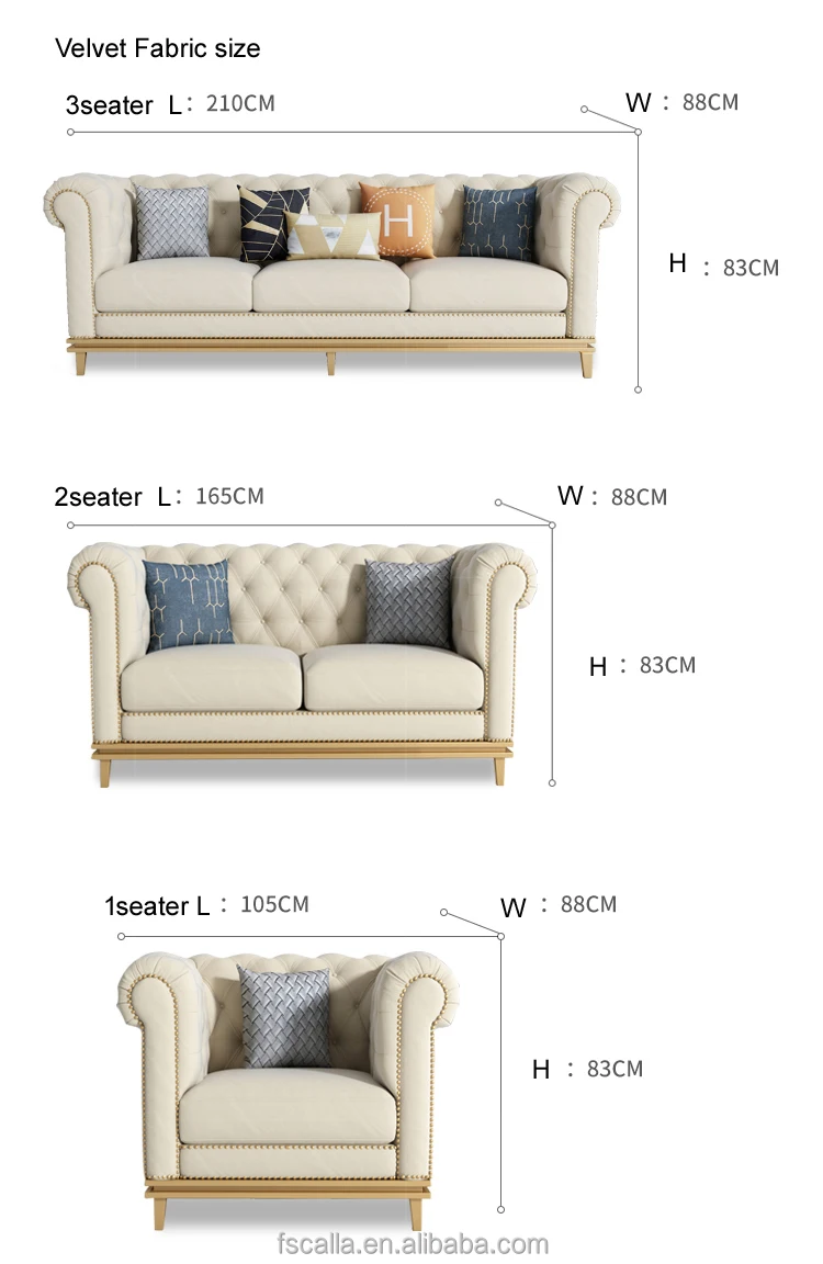 クラシックアンティークイタリアンファブリックソファ3人乗り