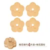 Plum blossom bamboo 4-piece set + cylindrical stand [12CM]