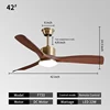 42inch -Antique bronze + walnut color