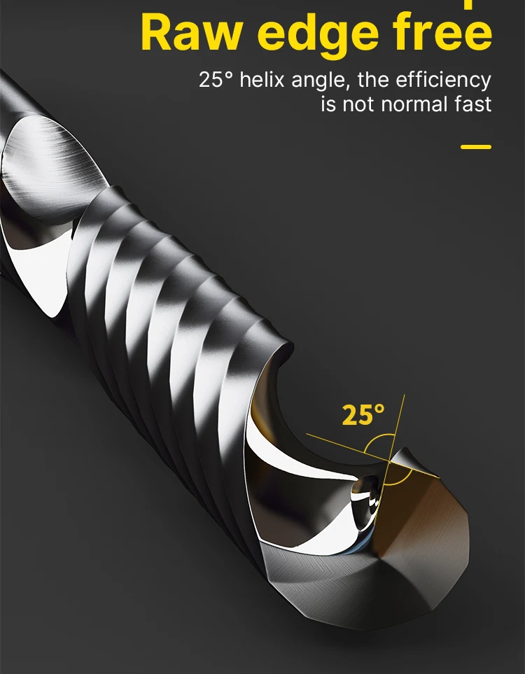 HUHAO 1/8 Shank Single Flute Spiral Tungsten Milling Cutter One Flute Up Cut Engraving Drill Router Bit for Acrylic PCB PVC Wood