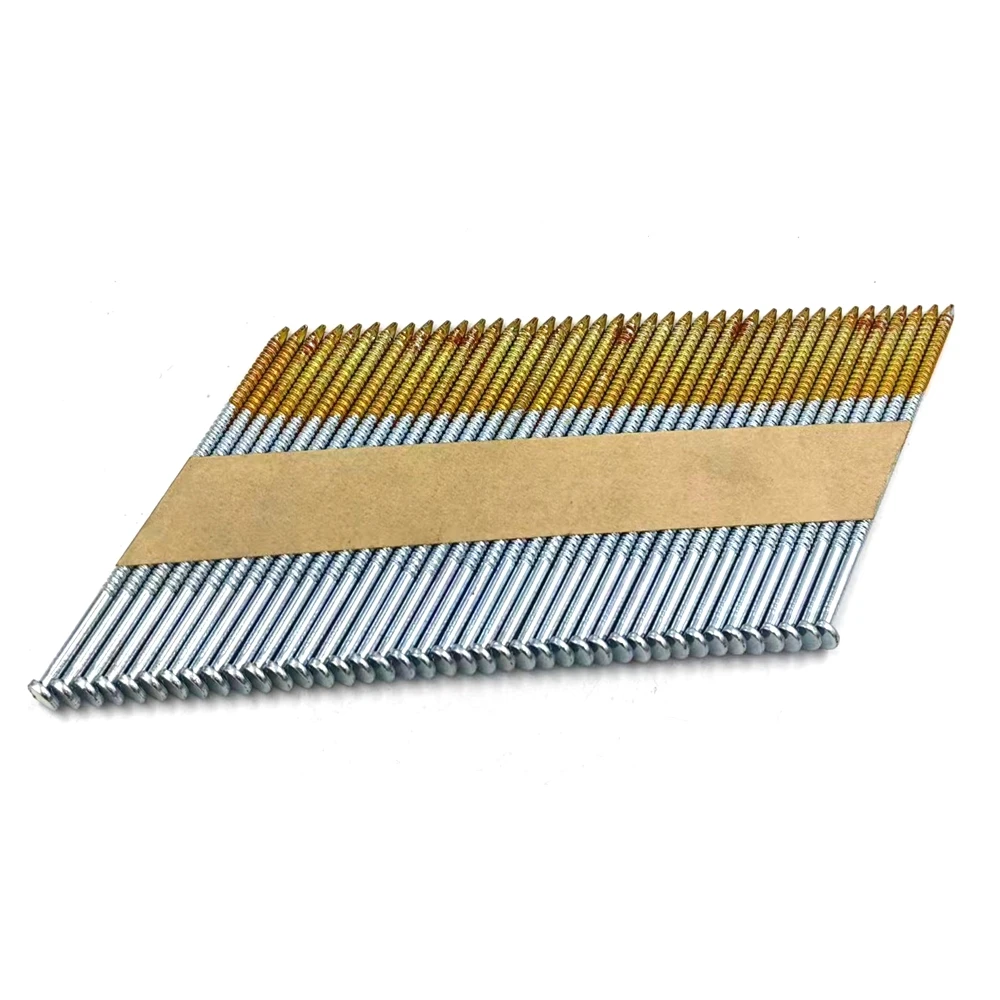 Factory Wholesale Framing Nails 34 Degree 3.15*90mm Collated Paper Strip Nails Buy 3"*.120
