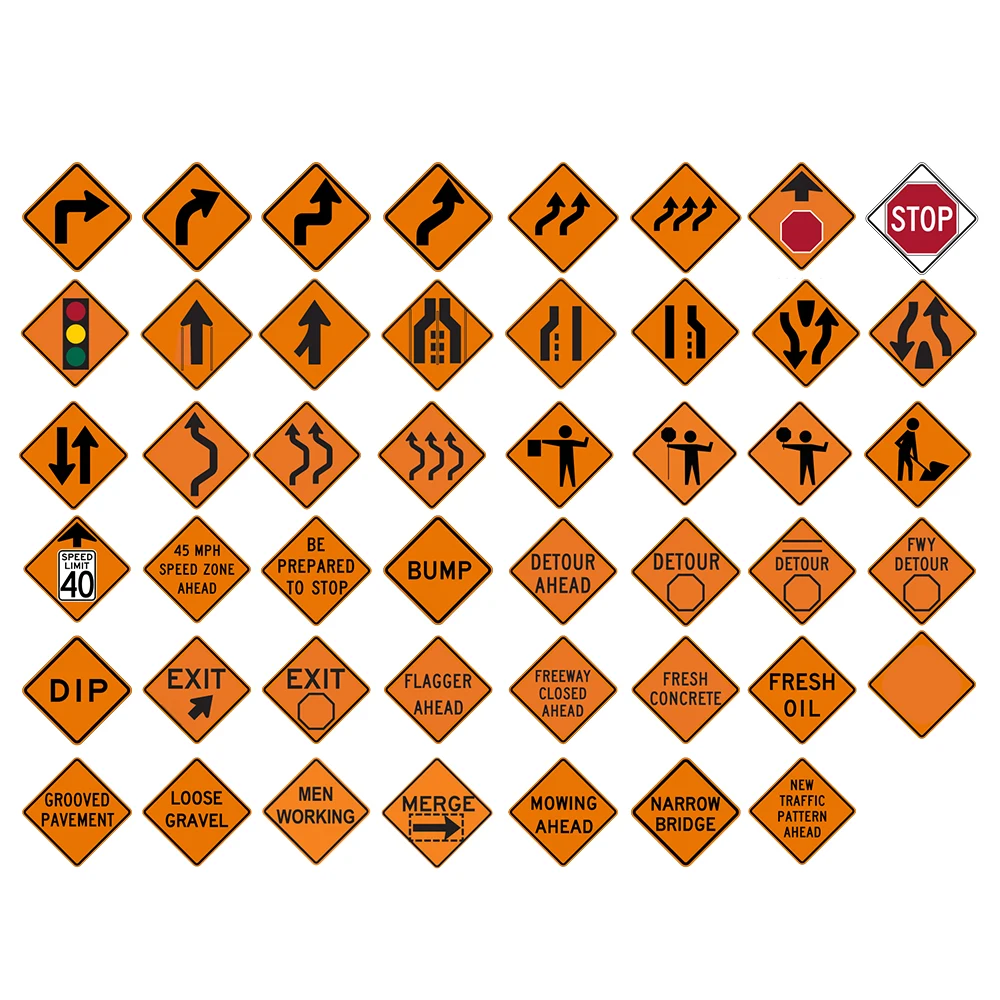 G Flexible Flagger Symbol Heavy Duty Roll Up Sign - Buy Roll Up Traffic ...