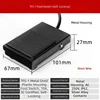 Caja de hierro 250-tfs-1-cable corto-punta plateada-1NC1NO-220V-autoreinicio