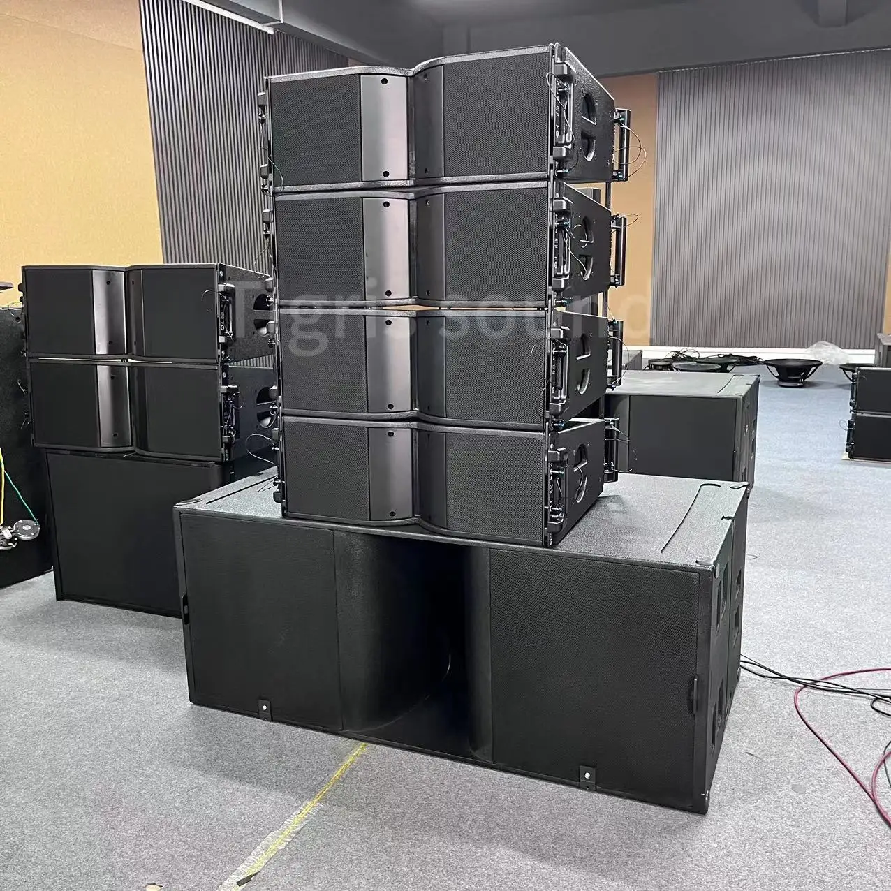 K208 Dual 8 Inch Line Array Speaker For Stage Audio Active Line Array ...