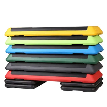 Profesional Adjustable Exercise Pvc Abs Aerobic Step Platform Fitness Steps Custom Aerobic Stepper Board For Gym Fitness