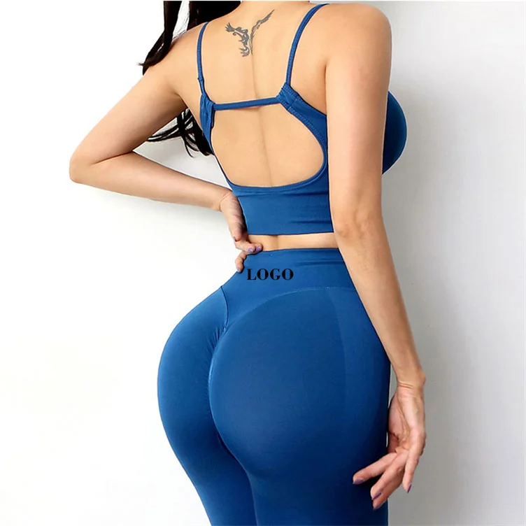 Woman Active High Waist Butt Lift Workout Set Women Clothing Active