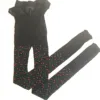 Black with red/green Rhinestone