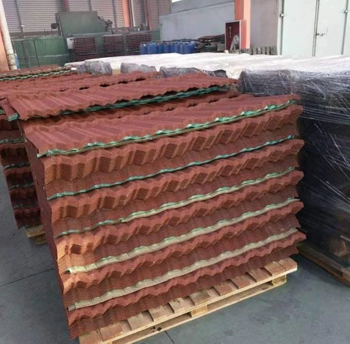 Galvalume Roof Stone Coated Metal Roof Tile Color Coated Roof Plated details