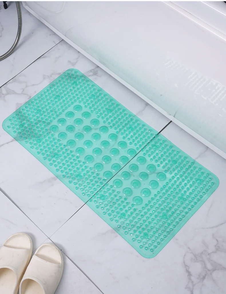 Anti Slip Silicone Shower Drain Mat Large Bathtub Mat Bathroom Kitchen