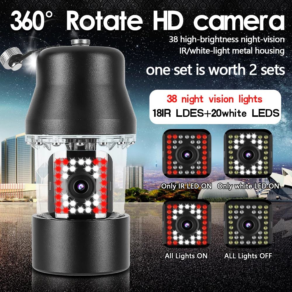 Factory Cheap 7'' 200m To 500m Underwater Fishing Video Camera Fish