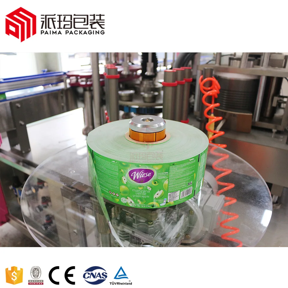 Automatic BOPP OPP Beverage Water Bottle Label Applicator