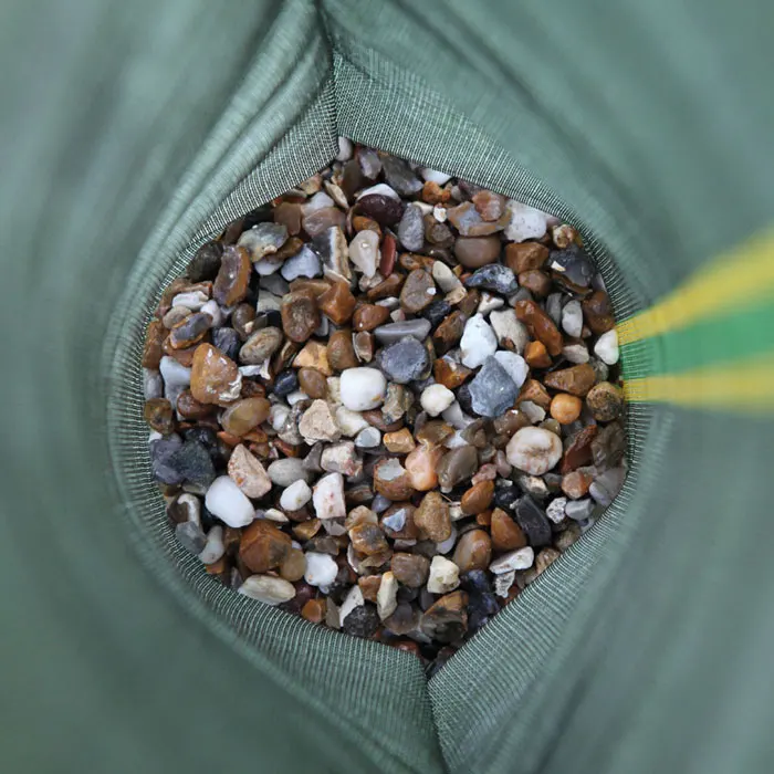 Animal Feeding PE Storage Mesh 27*120cm HDPE Plastic Gravel Bag Silo Bag With Silo Net 25*100cm