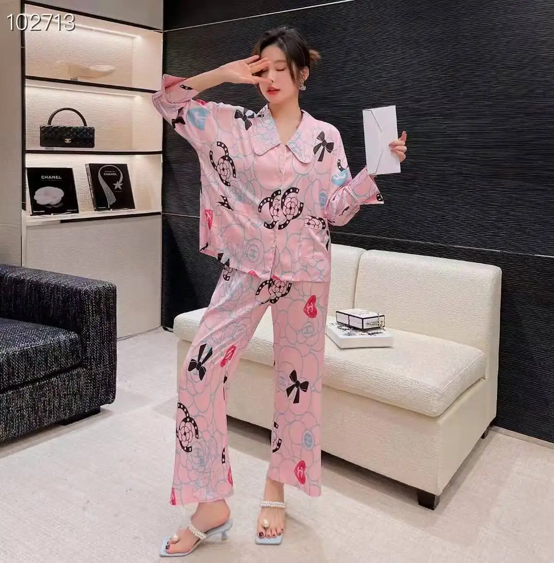New Arrivals Luxury Silk Satin Pajamas 