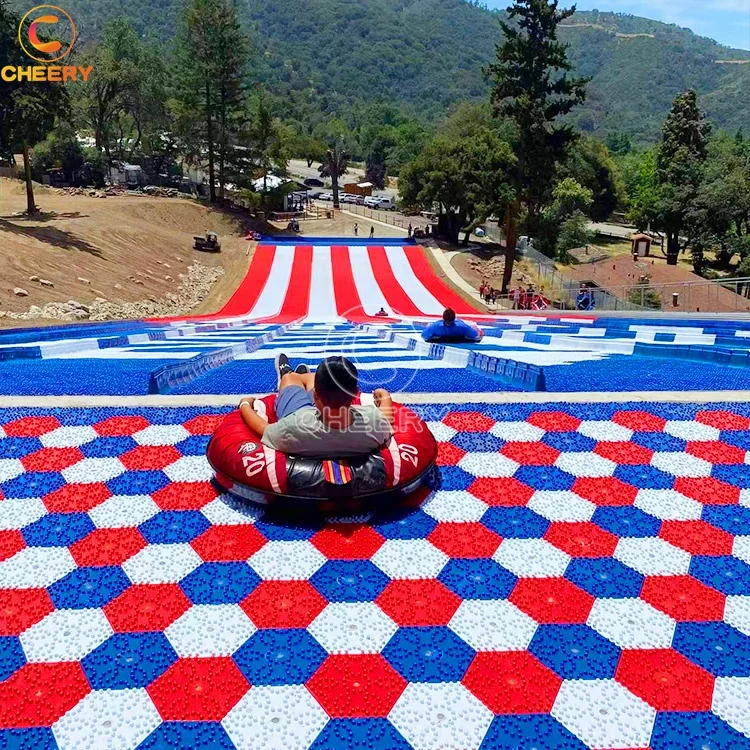 Parco giochi personalizzato parco giochi grande scivolo da neve in plastica  a secco scivolo arcobaleno nel terreno scivolo pendenza