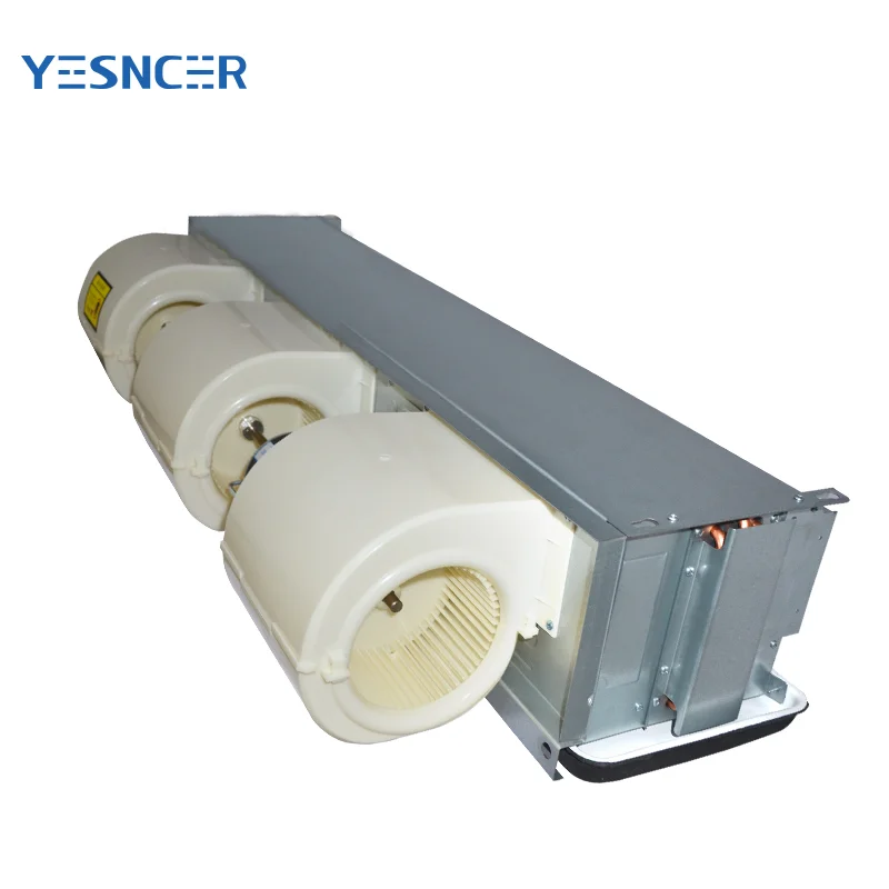 water horizontal decorative concealed  chilled ceiling horizontal duct fan coil unit