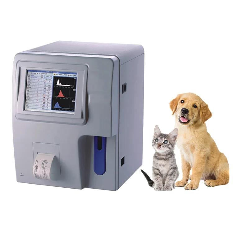 Animal Pet Automatic CBC Blood Test Machine for Dogs Vet Hematology Analyzer Price