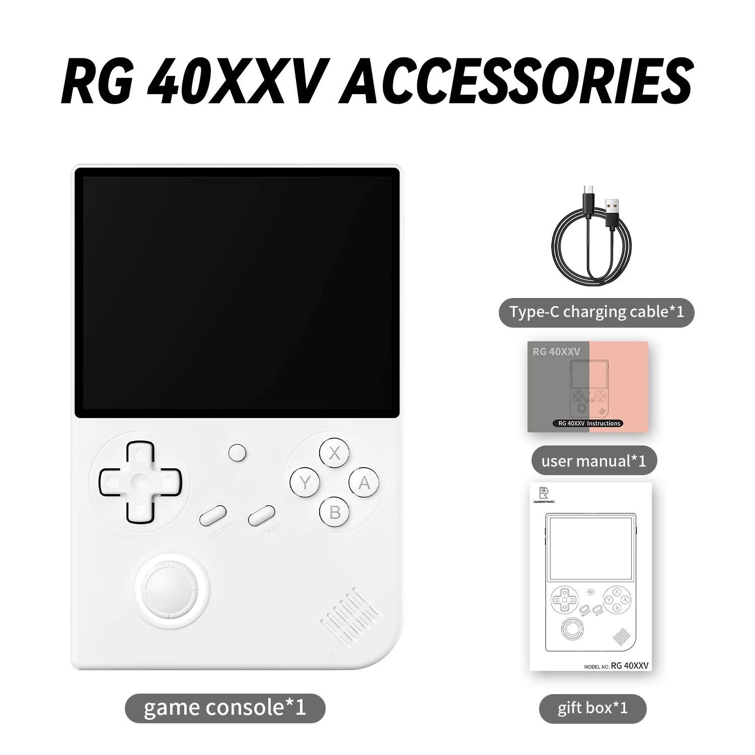 Gaming Handheld ANBERNIC RG40XXV - 4.0'' IPS Screen Device
