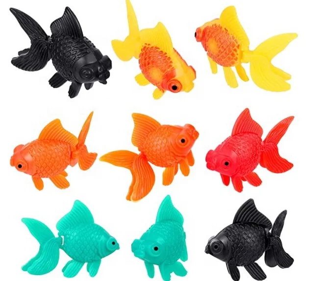 Lifelike Plastic Artificial Moving Floating Fishes Ornament Decorations for Aquarium Fish Tank