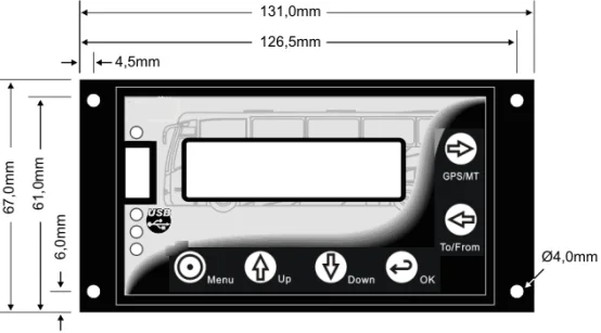 PROGRAMMABLE SCROLLING LED DISPLAY CONTROL UNIT  SHOWING BUS ROUTE INFORMATION in LCD SCREEN