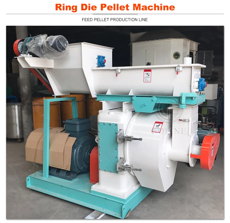 Ring Die Alfalfa Cattle Poultry Feed Pellet Mill Pelletizing Making ...