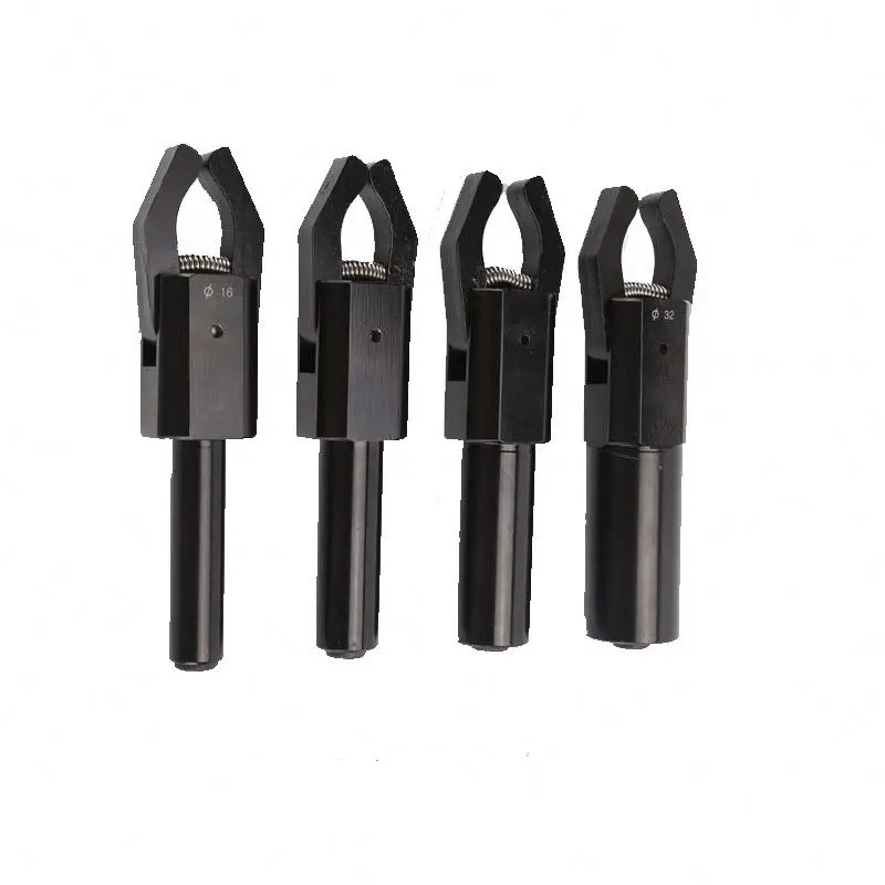 TEBAK CNC Machine Tools Lathe Bar Puller Lathe Automatic Bar Puller Claw Pull Clamp Feeder 16 20 25 Round Shank Clamping