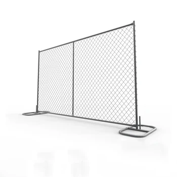 High quality outdoor portable metal temporary fence panel construction site fence for sale